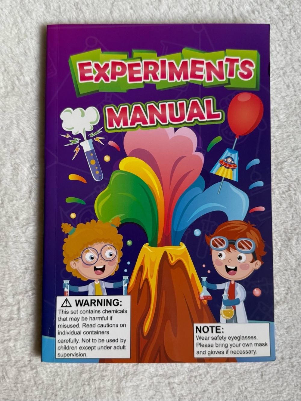 Experiments Manual - Colorful Kids Science Book children
